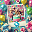 Ikona programu: Birthday Video Maker 2021