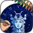 Zodiac - Coloring Page