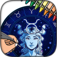 程序图标：Zodiac - Coloring Page