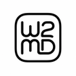 Ikon program: Web2MD Exporter - Web Pag…