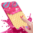 Ícone do programa: Chocolate Waffle Wallpape…
