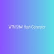 أيقونة البرنامج: WTM SHA1 Hash Generator