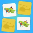 Family matching game: Planes