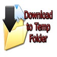 Icon of program: Download to Temp Folder