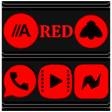 Red and Black Icon Pack Free