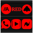 Red and Black Icon Pack Free