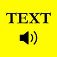Ikon program: Text To Speech Audio Read…