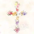 Cute Theme-Floral Cross-