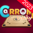 أيقونة البرنامج: Carrom Lucky