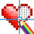 Ikona programu: Color by number  Pixel ar…