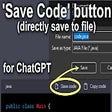 Ikona programu: 'Save code' button for Ch…