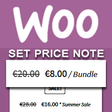 Icoon van programma: Woo Set Price Note Units …