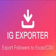 IG Follower Export tool