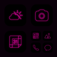Icon of program: Wow Pink Neon Theme Icon …