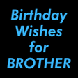 Birthday Wishes For Brother