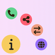 프로그램 아이콘: Bubble Menu Floating But…