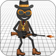 Иконка программы: Stickman Shooter - Stickm…