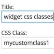Programın simgesi: Widget CSS Classes