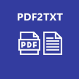 Convert PDF to TXT text