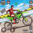 プログラムのアイコン：Spider Superhero Bike Stu…