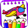 Icon of program: Planes Coloring Book & Dr…