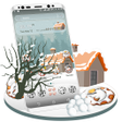 Icoon van programma: Winter House Launcher The…