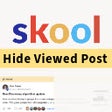 Programikonen: Skool Hide Viewed Post