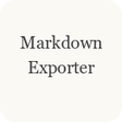 プログラムのアイコン：Markdown Exporter