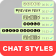 Chat Styles: Cool Font  Stylish Text for WhatsApp