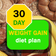 プログラムのアイコン：Weight gain diet plan: 30…