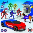 プログラムのアイコン：US Police Robot Car Trans…