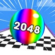 أيقونة البرنامج: Ball Road 2048 - 3D Ball …