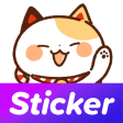 Emoji Stickers Lucky Cat