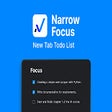 Icoon van programma: Narrow Focus: New Tab Tod…