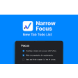 Narrow Focus: New Tab Todo List