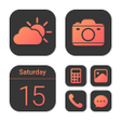 Symbol des Programms: Wow Coral Dark - Icon Pac…