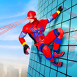 Flying Hero Rescue City Car Transform Robot Games icon