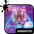 Space Tiger Animated Keyboard