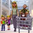 Supermarket Shopping Mall Girl- Virtual Mother 3D