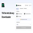 Иконка программы: TikTok Ad Library Downloa…