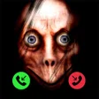 Scary Creepy Momo challenge call horror 666 icon