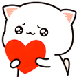 Ikon program: Mochi Peach Cat Stickers …
