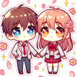أيقونة البرنامج: Love Stickers for WhatsAp…