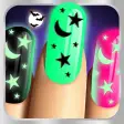 Glow Nails: Monster Manicure - Neon Nail Makeover Game