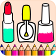 Make Up Set Coloring Pages