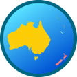 程序图标：Australia and Oceania map