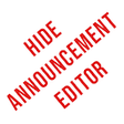 프로그램 아이콘: Hide Classroom Announceme…