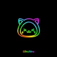 임샤인 네온 고양이 카카오톡 테마 Neon Cat