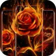 Fiery Rose Live Wallpaper