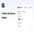 Icoon van programma: Twitter Ad Library Helper
